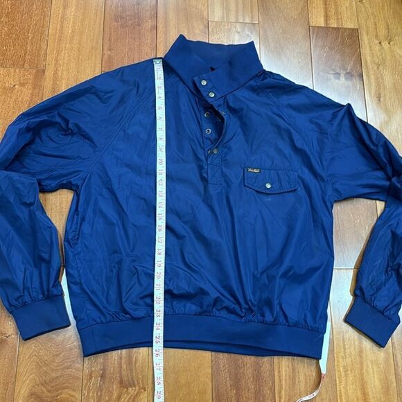 Vintage Eddie Bauer Bright Blue Windbreaker Pullover Jacket Size XL - Picture 13 of 13